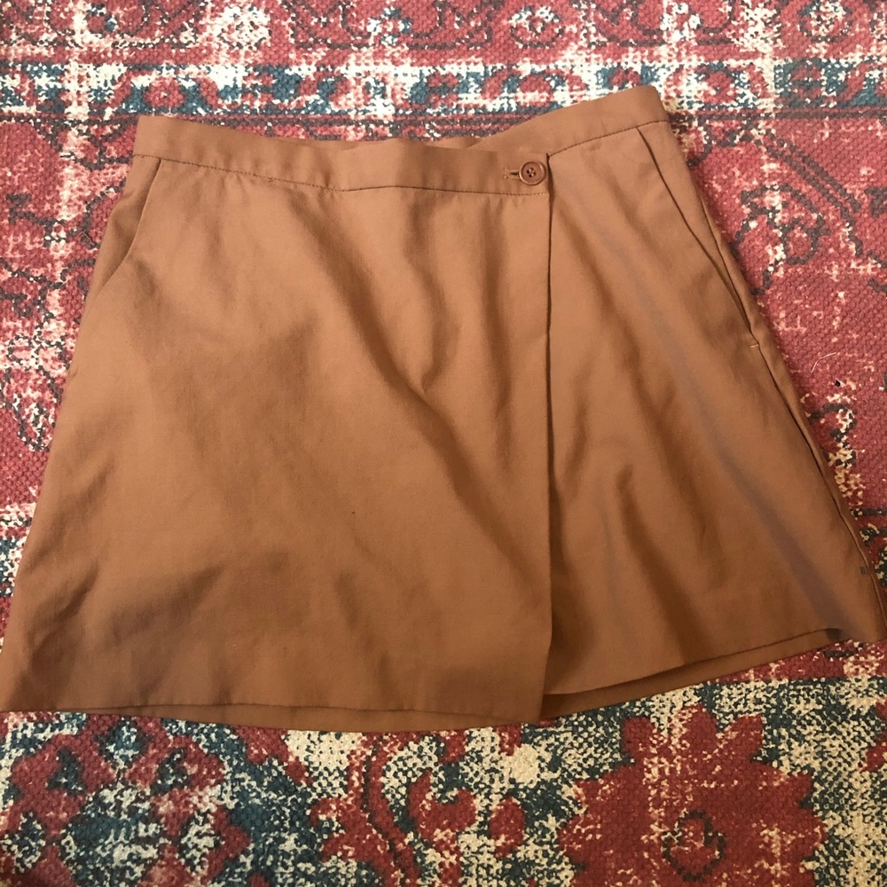Theory wrap mini skirt